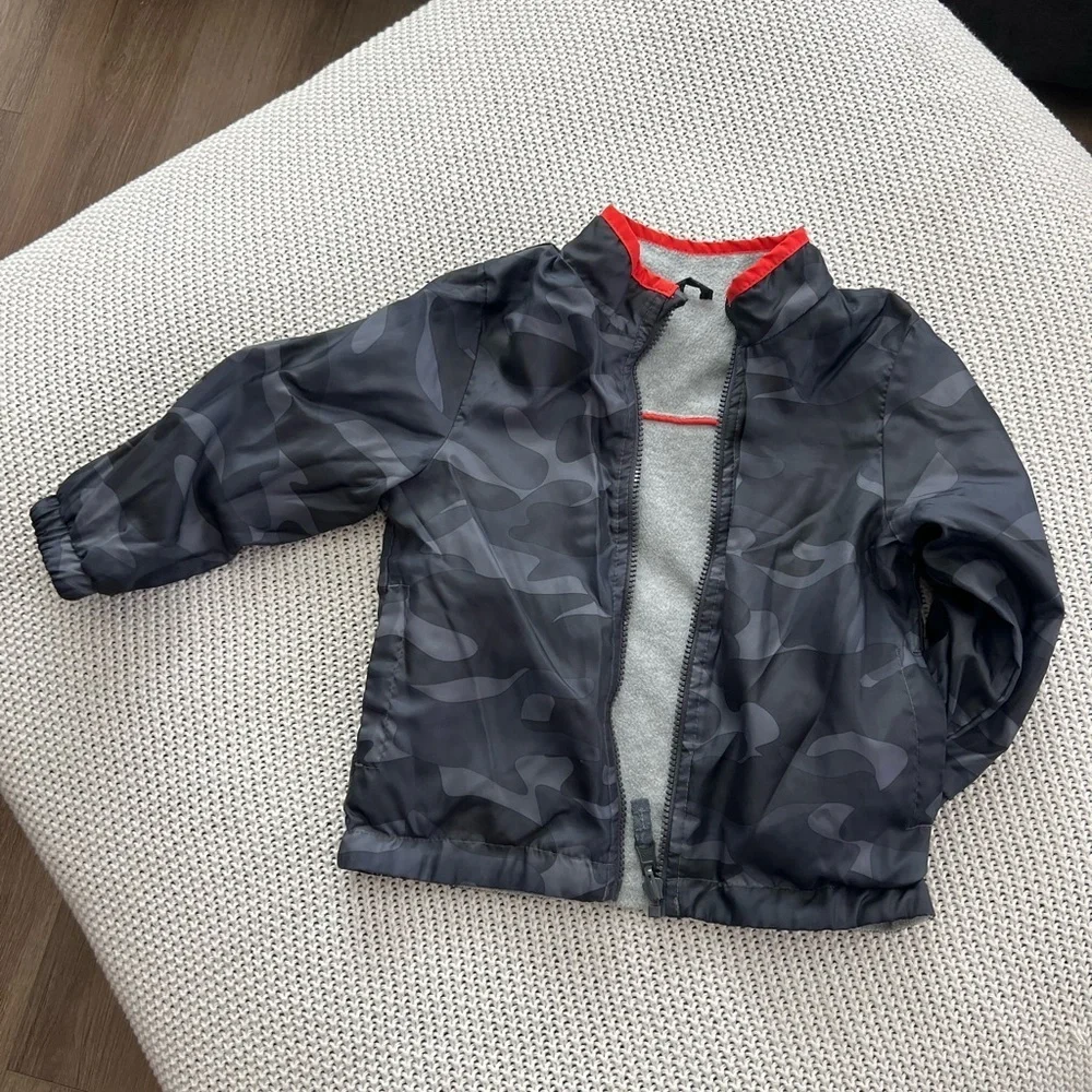 OshKosh B'gosh Vibrant orange and navy blue Jacket